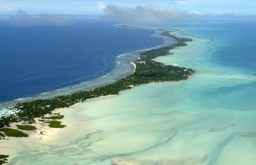Тихоокеанское государство Кирибати оказалось одним из наиболее затронутых повышением уровня Мирового океана 