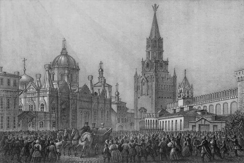 Для посетившего Первопрестольную императора Николая I (на гравюре) самоизоляция на обратном пути в Петербург была необходимой, но оказалась многозатратной