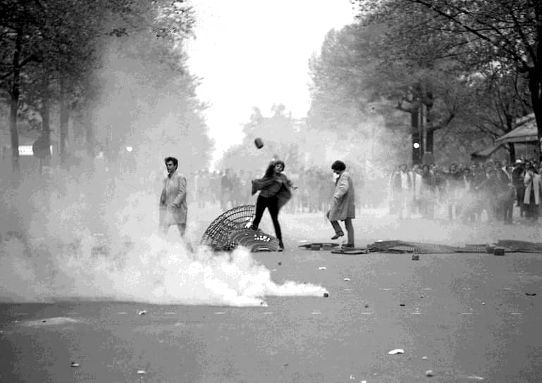 Студенческие выступления в Париже. 1968 год