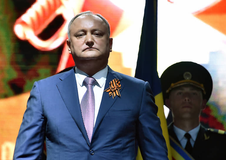 Президент Молдовы Игорь Додон на мероприятиях по случаю  72-й годовщины Дня Победы в Москве 