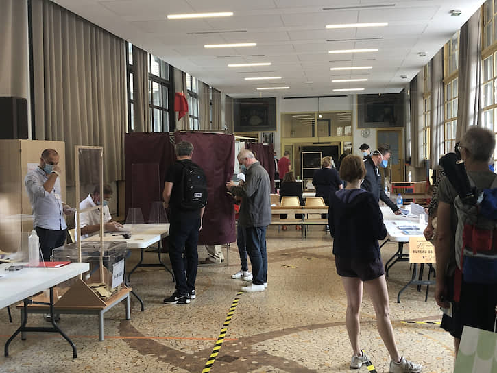Голосование на муниципальных выборах во Франции