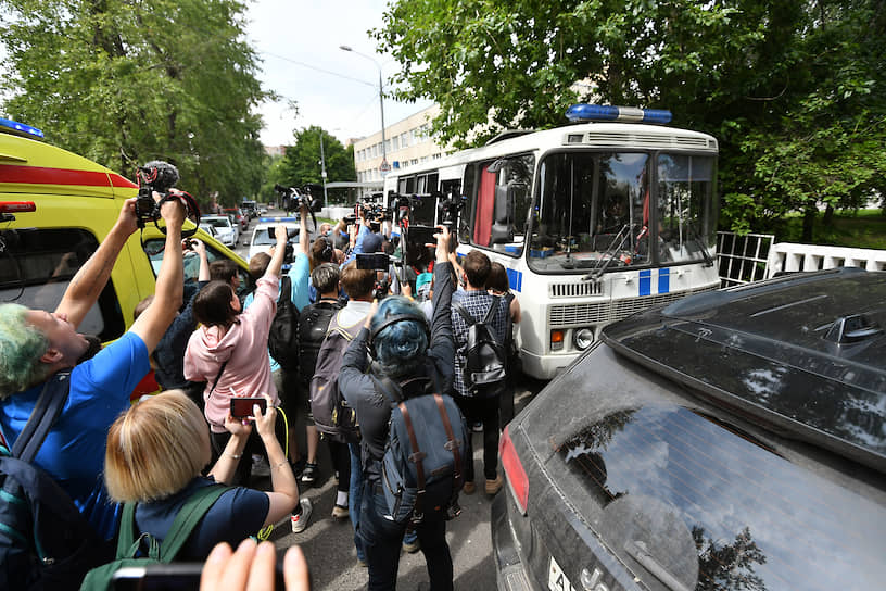 Встреча в поддержку Ивана Сафронова у СИЗО «Лефортово»