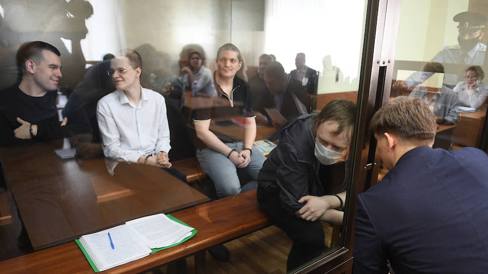 Слева направо: Руслан Костыленков, Вячеслав Крюков, Петр Карамзин и Дмитрий Полетаев