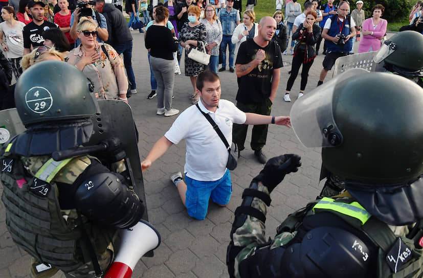 Белорусское агентство БелТА сообщило о задержании координаторов массовых беспорядков, которые якобы раздавали деньги участникам протестных акций