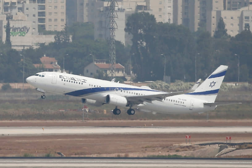 Самолет израильской авиакомпании El Al, вылетевший в ОАЭ