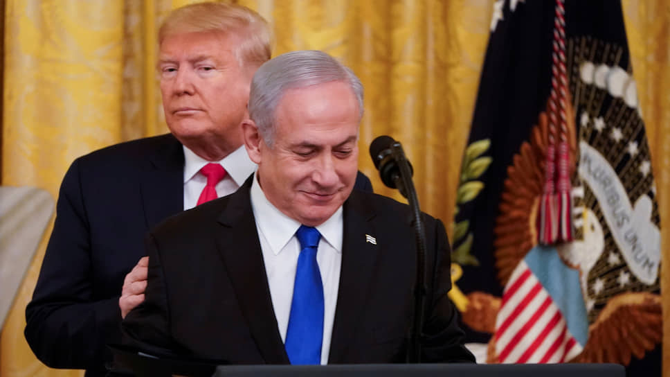 Президент США Дональд Трамп и премьер-министр Израиля Биньямин Нетаньяху 
