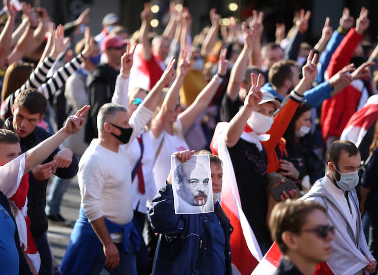 Воскресный митинг белорусской оппозиции