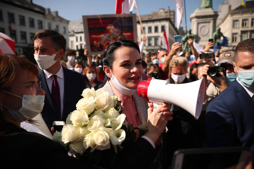Бывший кандидат в президенты Белоруссии Светлана Тихановская