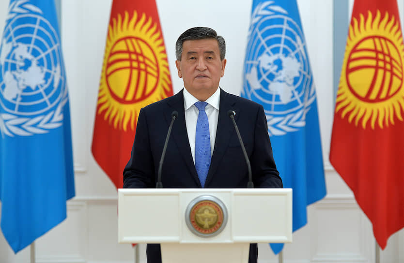 Президент Киргизии Сооронбай Жээнбеков