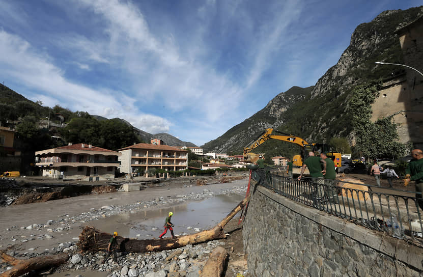 Наивысший уровень погодной опасности был объявлен в департаменте Приморские Альпы
