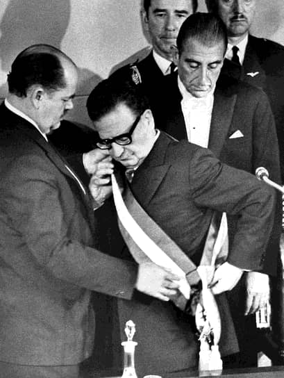 3 ноября 1970 года. Церемония инаугурации Сальвадора Альенде