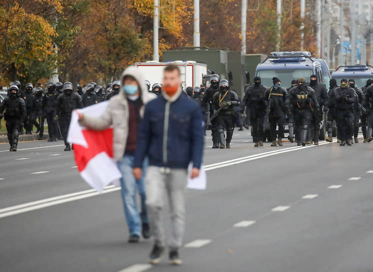 Протестная акция оппозиции в Белоруссии 