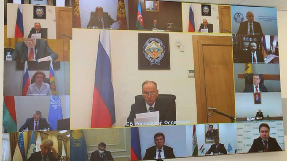 Онлайн-встреча секретарей и замсекретарей советов безопасности государств – участников СНГ