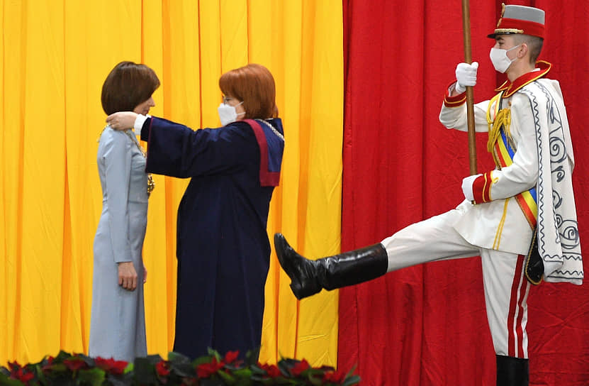 Церемония инаугурации президента Молдавии Майи Санду