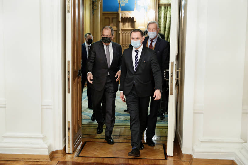 Встреча министра иностранных дел России Сергея Лаврова с делегацией немецкой партии «Альтернатива для Германии»