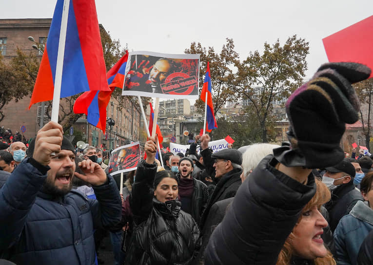 Митинги в Армении