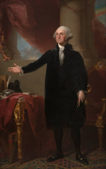 Так называемый «Лансдаунский портрет» Джорджа Вашингтона, написанный Гилбертом Стюартом в 1796 году. Долли Мэдисон ставила себе в заслугу его спасение