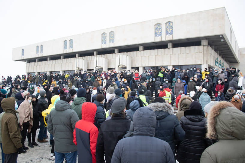 Акция протеста в Казани