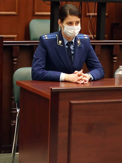 Прокурор Екатерина Фролова (Мосгорсуд, февраль 2021 года)