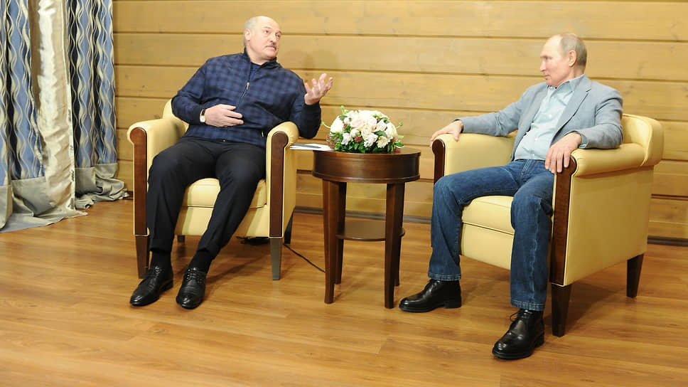 Александр Лукашенко и Владимир Путин 