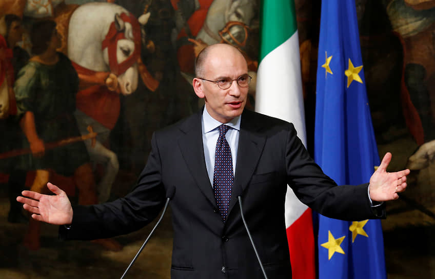 Новый секретарь Демократической партии Италии Энрико Летта