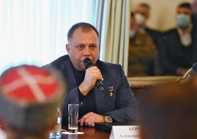 Председатель правления «Союза добровольцев Донбасса» Александр Бородай 