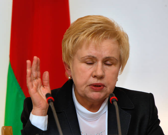Председатель Центральной избирательной комиссии Белоруссии Лидия Ермошина 