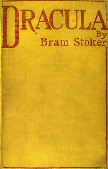 Обложка первого издания романа Брэма Стокера «Дракула», напечатанного в 1897 году