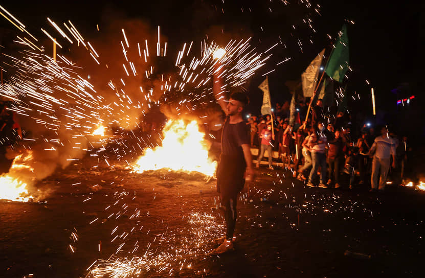Антиизраильские протесты в Газе