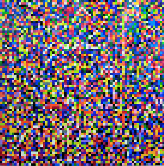 Герхард Рихтер. 4900 цветов (фрагмент). 2007 год