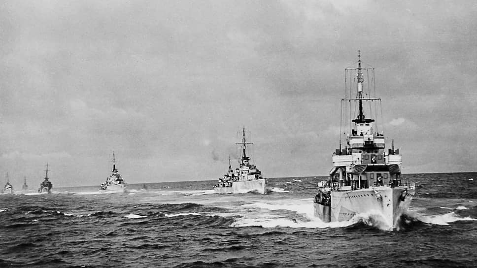 Британский конвой, идущий в СССР. Архив журнала «Огонёк»