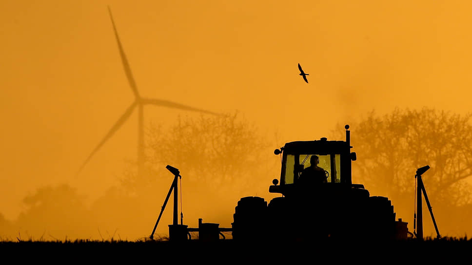 Wind turbines in Kansas, USA