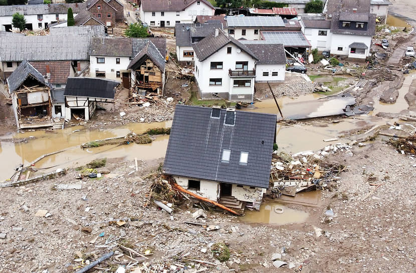 Последствия наводнения в Германии