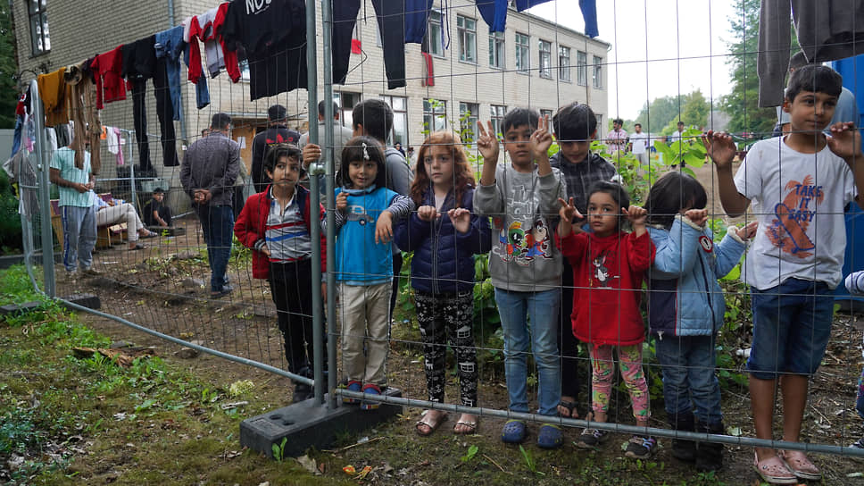 Дети мигрантов в центре временного содержания в Литве