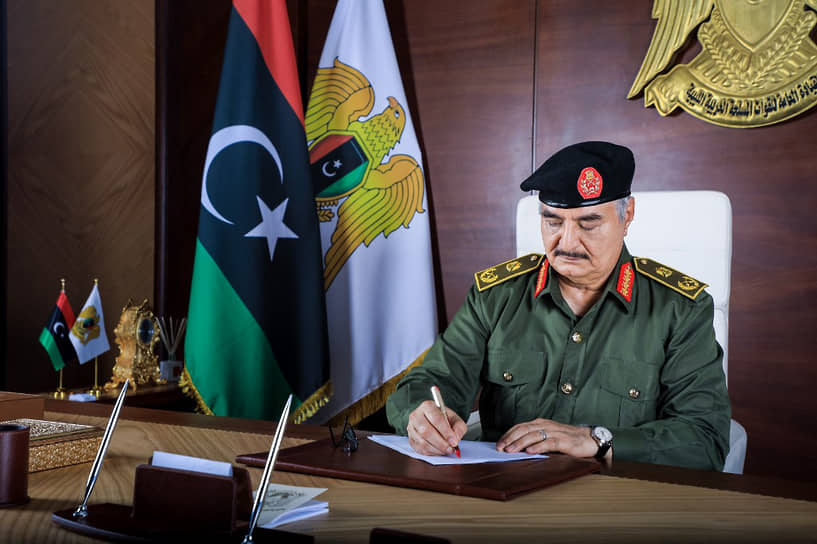 Командующий Ливийской национальной армией фельдмаршал Халифа Хафтар