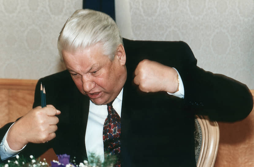 Первый президент РФ Борис Ельцин