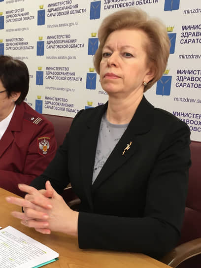 Бывший министр здравоохранения Саратовской области Наталья Мазина