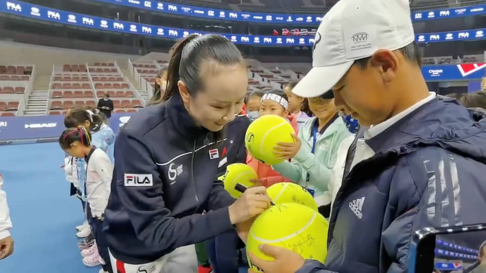 Китайская теннисистка Пэн Шуай