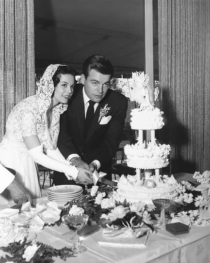 Свадьба Натали Вуд и Роберта Вагнера. Дубль 1. 1957 год