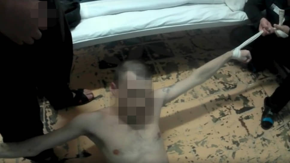 Кадр из видео Gulagu.net с пытками заключенных
