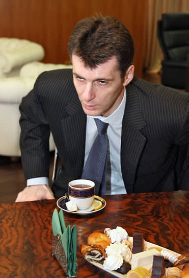 Гендиректор «Норникеля» Михаил Прохоров в своем рабочем кабинете, 2007 год
