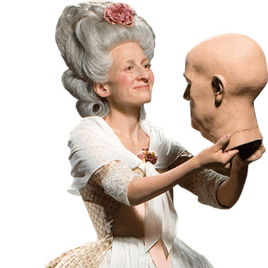 Мария Грошольц с 1780 по 1789 год преподавала искусство лепки из воска сестре Людовика XVI Елизавете. Во время Французской революции скульптор сделала посмертные маски представителей королевской семьи и сама чуть не была казнена