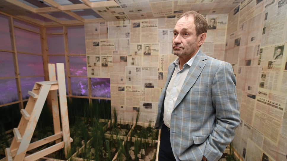 Леонид Богуславский один из создателей Культурного центра Андрея Вознесенского. На фото: на выставке «ИМ 20 лет»