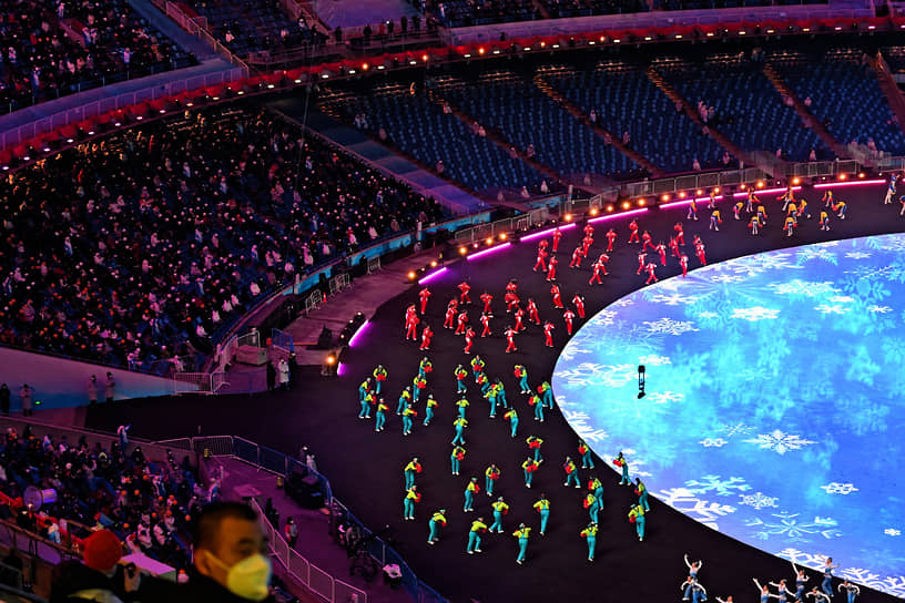 Церемония открытия на Национальном стадионе в Пекине