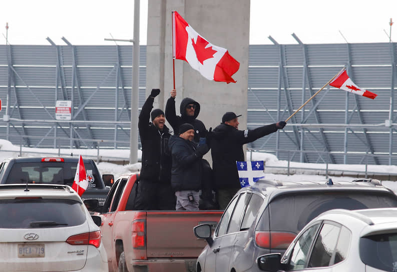Протесты в Канаде