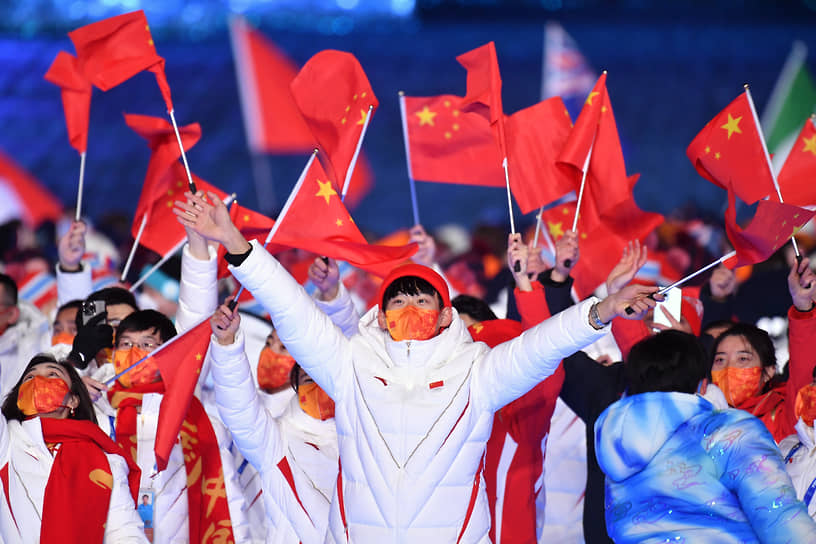 Члены олимпийской сборной Китая