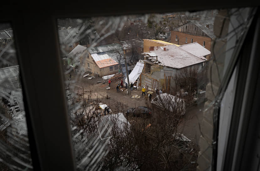 Работы по восстановлению дома в Киеве