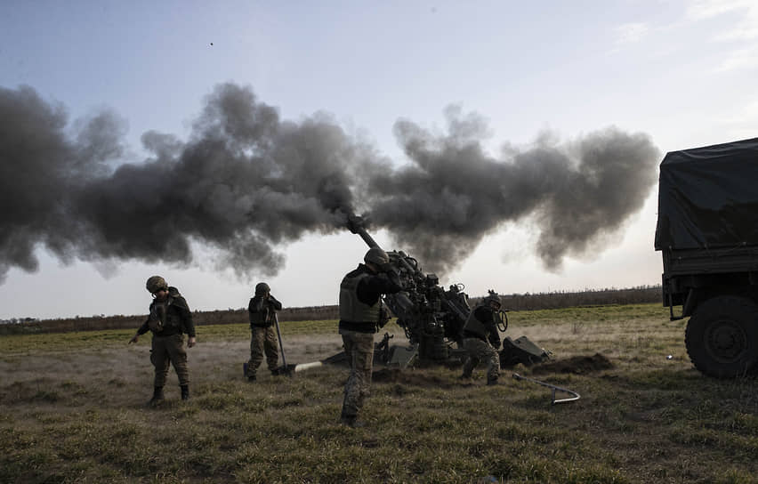 Украинские военные в Херсонской области