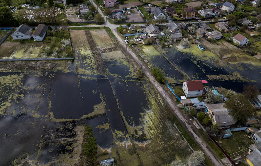 Затопленное село Демидов Киевской области