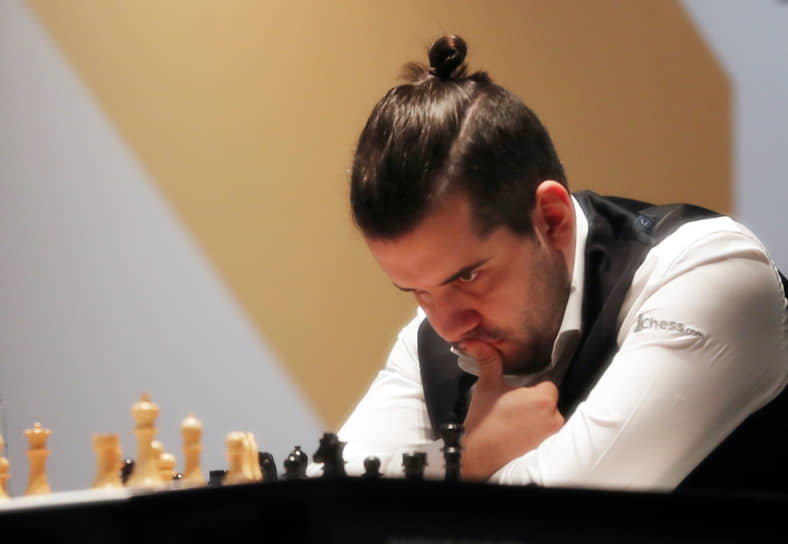 Российский шахматист Ян Непомнящий
